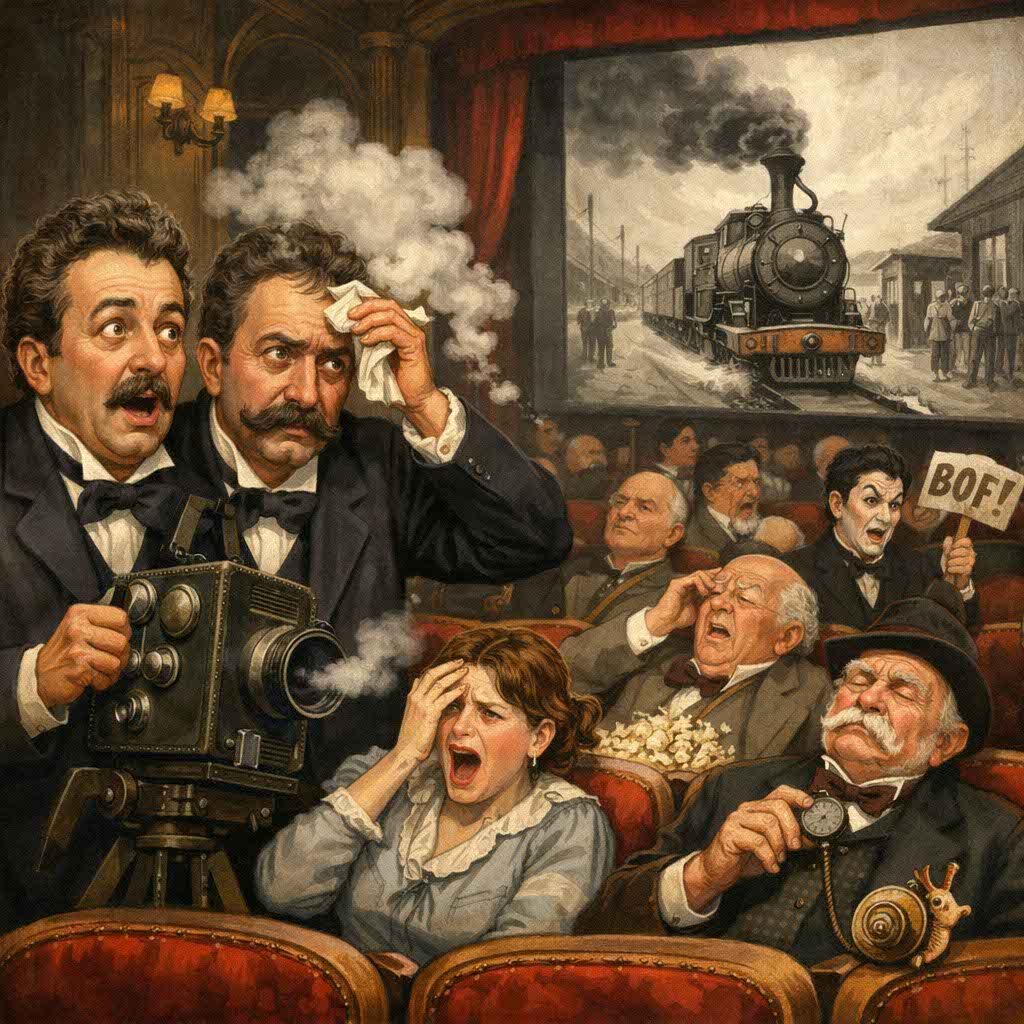 22 mars 1895 flop cinéma pour les Frères Lumière www.botox-office.fr